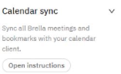Brella Delegate Sync Calendar
